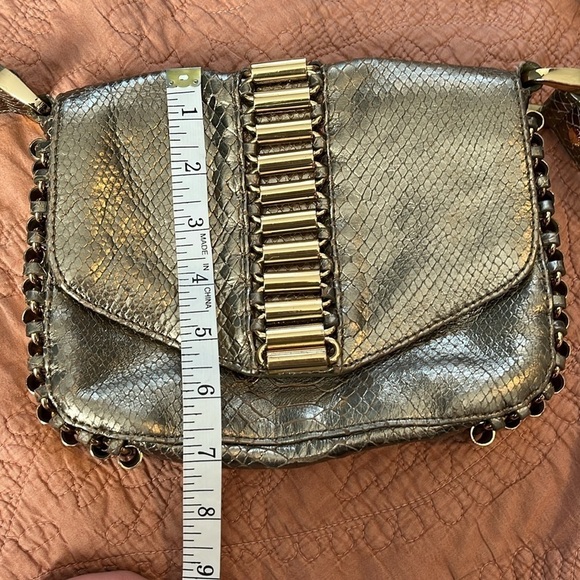 Ted Baker Limited Ed Metallic Cross Body Bag EUC - Picture 16 of 16